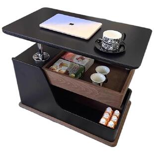 现代可升降茶几客厅家用沙发边柜小户型简约小推车茶台沙发边几