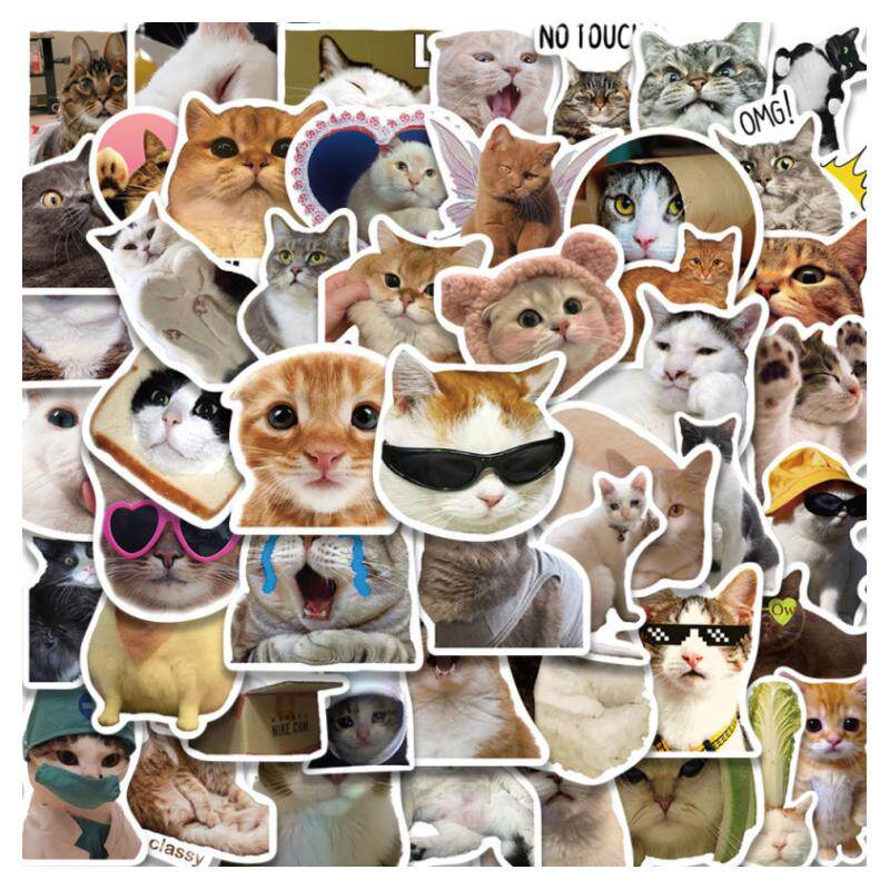 猫猫搞怪表情包可爱萌宠涂鸦贴纸