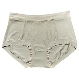 彩田中高腰内裤女莫代尔棉透气纯色性感30319提花平脚包臀春新品