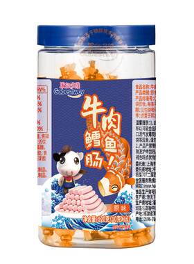 果仙多维牛肉鳕鱼肠原味120g零食