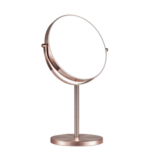 化妆镜宿舍桌面放大镜子家用台式美容镜欧式公主双面高清梳妆镜