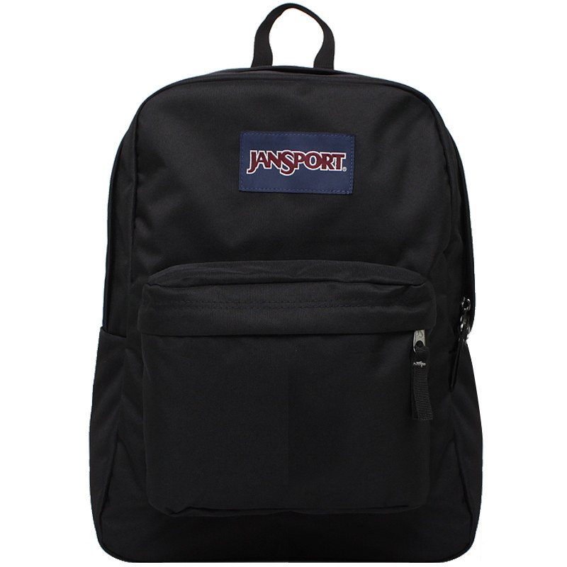 专柜正品JanSport杰斯伯双肩背包男女同款学生书包T501 008黑色