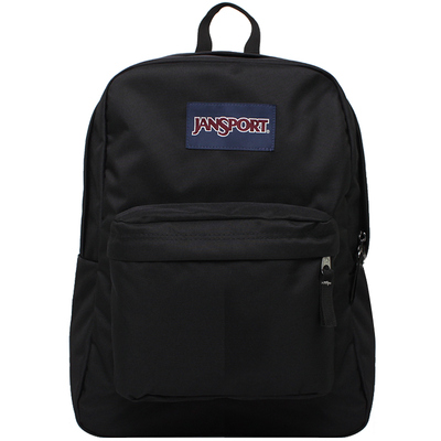 JanSport经典双肩包学生书包黑色