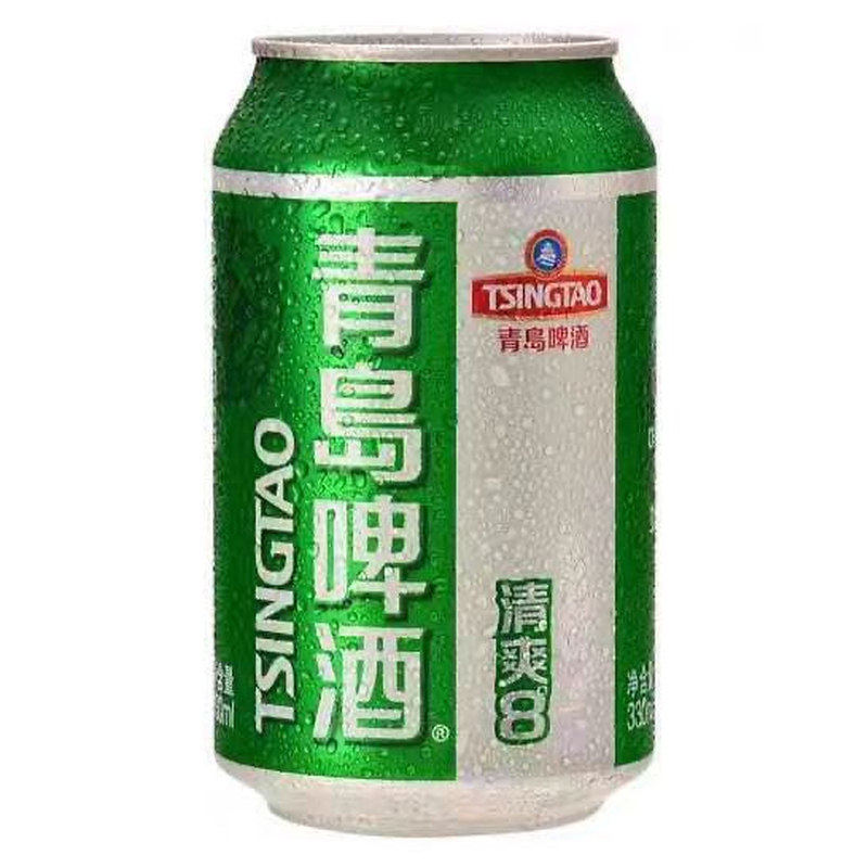 青岛啤酒清爽8度330ml原汁麦香