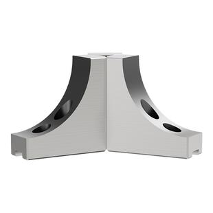 液压车床三爪卡盘L型弧形软爪80/100/120加高生爪68/10四轴避空爪