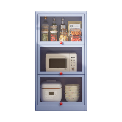 厨房置物架落地多层微波炉烤箱柜