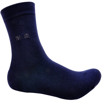 紫燕防脚裂厚棉冬足跟型袜子中筒