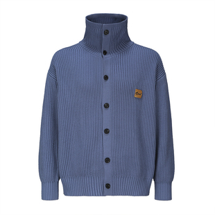 【抗起球】岚室（Clamisgold）保暖立领毛衣内搭针织开衫宽松外套