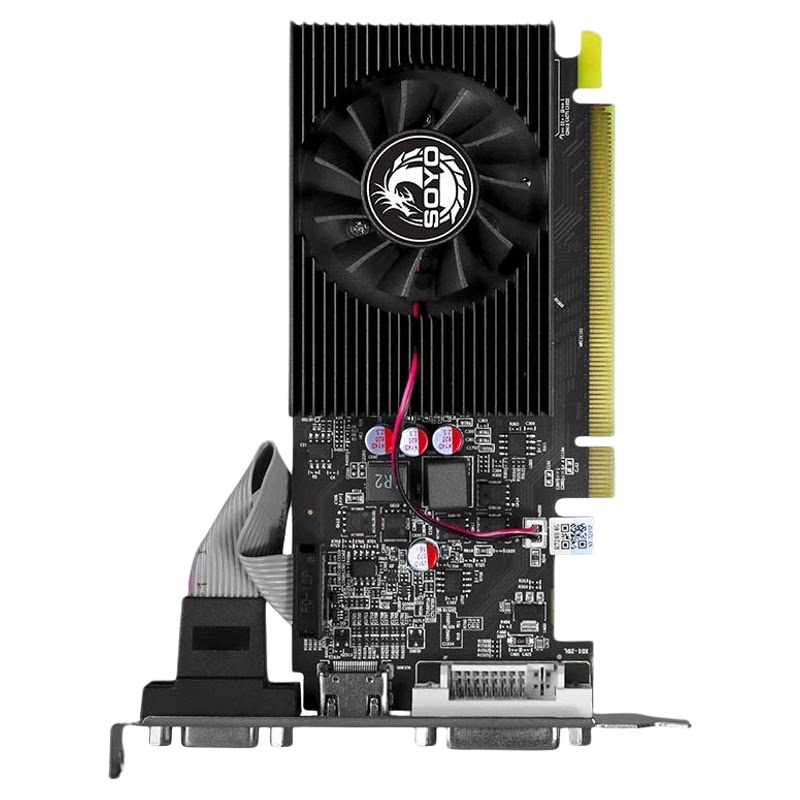 梅捷R72404GB128bit刀卡显卡