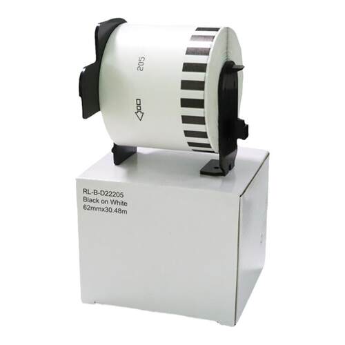 DAT适用兄弟QL-1110NWB/500/500A/560标签纸DK-22205色带连续贴纸QL-570NM/600/650TD/710W条码打印机热敏纸