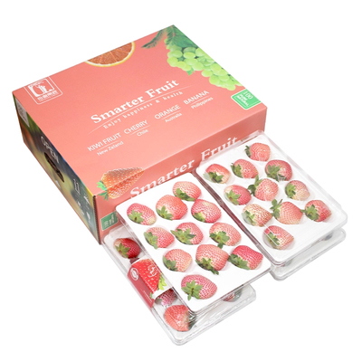 云南粉玉草莓当季新鲜现摘送女神