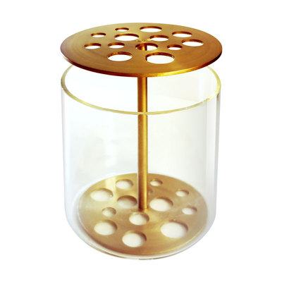 北欧风网格玻璃创意清新插花摆件