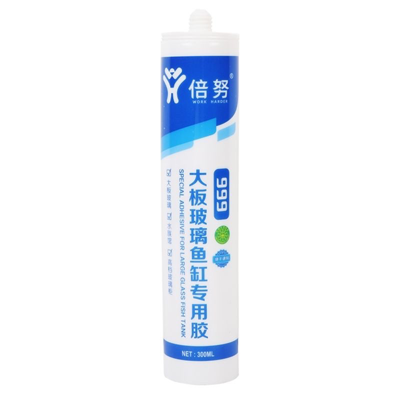 酸性大型粘鱼缸胶水族馆专用透明玻璃胶水强力防水快干吊顶玻璃胶