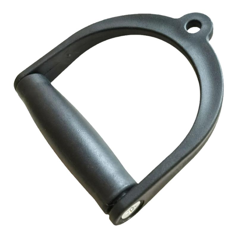 大飞鸟配件把手D型家用塑料D弧形拉力杆健身房二头肌下拉器械配件