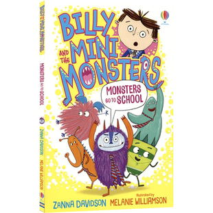 Usborne Billy And The Mini Monsters 尤斯伯恩 比利和迷你怪兽 友谊故事 全彩桥梁冒险小说 6-9岁 英语课外读物 英文原版图书