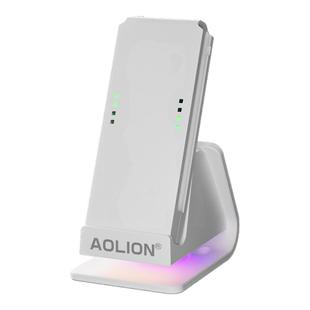 AOLION澳加狮 Switch手柄充电握把joycon分体座充oled游戏主机支架收纳展示摆放RGB电竞灯效ns左右手柄座充