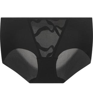 爱慕月岩内裤女棉质底裆性感蕾丝中腰平角裤AM23B561