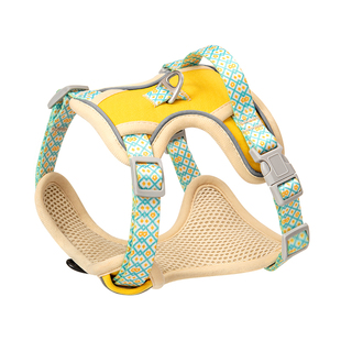 狗狗胸背柯基牵引绳工字型中大型犬防挣脱背带专用宠物背心遛狗绳