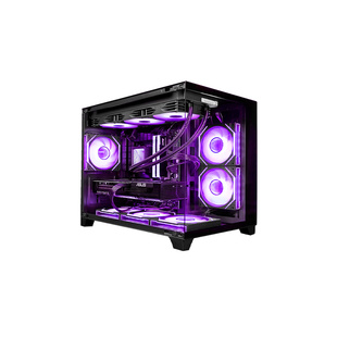 【Intel旗舰】长城DIY主机台式组装机三角洲行动游戏电脑整机245K/I5-14600KF/5070Ti/5080/5060Ti黑色海景房