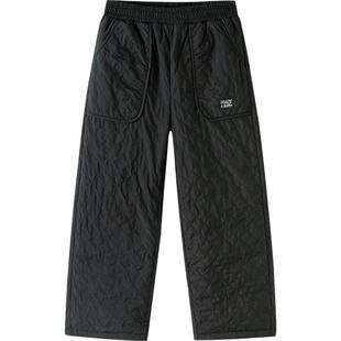 巴拉巴拉女童羽绒裤中大童宝宝裤子冬季新款童装儿童外穿运动裤厚