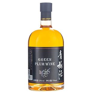 超大容量青梅酒750ml低度微醺聚会晚安酒水果酒12度梅子