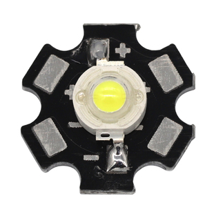 大功率led灯珠1w3瓦高亮 白光暖白红蓝光钓鱼灯射灯led手电筒灯芯