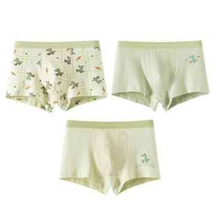 顶瓜瓜男童内裤发育期青少年10A抗菌纯棉顶呱呱儿童印花平角内裤