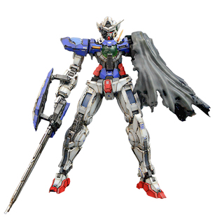 万代1/60 PG-Exia能天使00战损套装 战损旧化效果上色 代工 加工