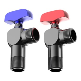 全铜大流量角阀球阀燃气热水器专用4分冷热水球芯球形全开三角阀