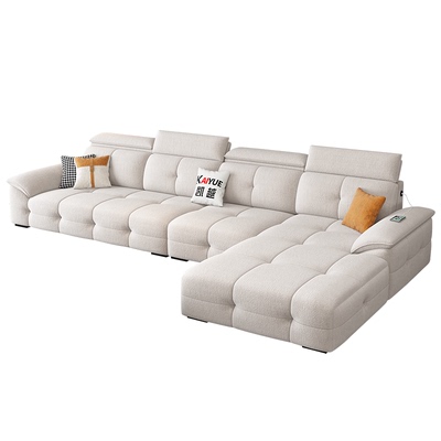 【政府补贴】雪尼尔布艺沙发贵妃