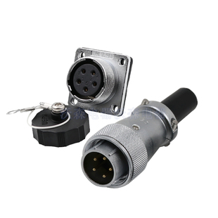 威浦航空插头WS20插座2 3芯4芯5芯6 7 9 12芯公母TQ+Z连接器WEIPU