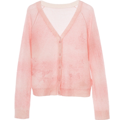 Distin Kidny/迪凯甜美减龄开衫春季新款少女心可爱上衣女