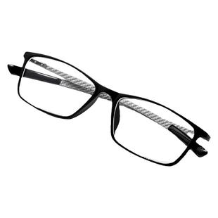 蔡司镜片超轻碳纤维男全框近视可配防蓝光度数黑方框眼睛架0017