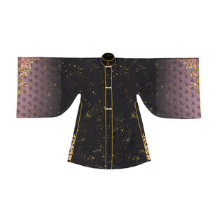 织造司[粉翠流丹]原创明制汉服学士服云肩立领对襟妆花织金马面裙