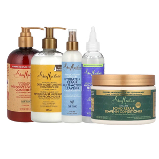 SheaMoisture苹果醋去头屑预洗液卷发护发素洗发水椰子木槿花免洗