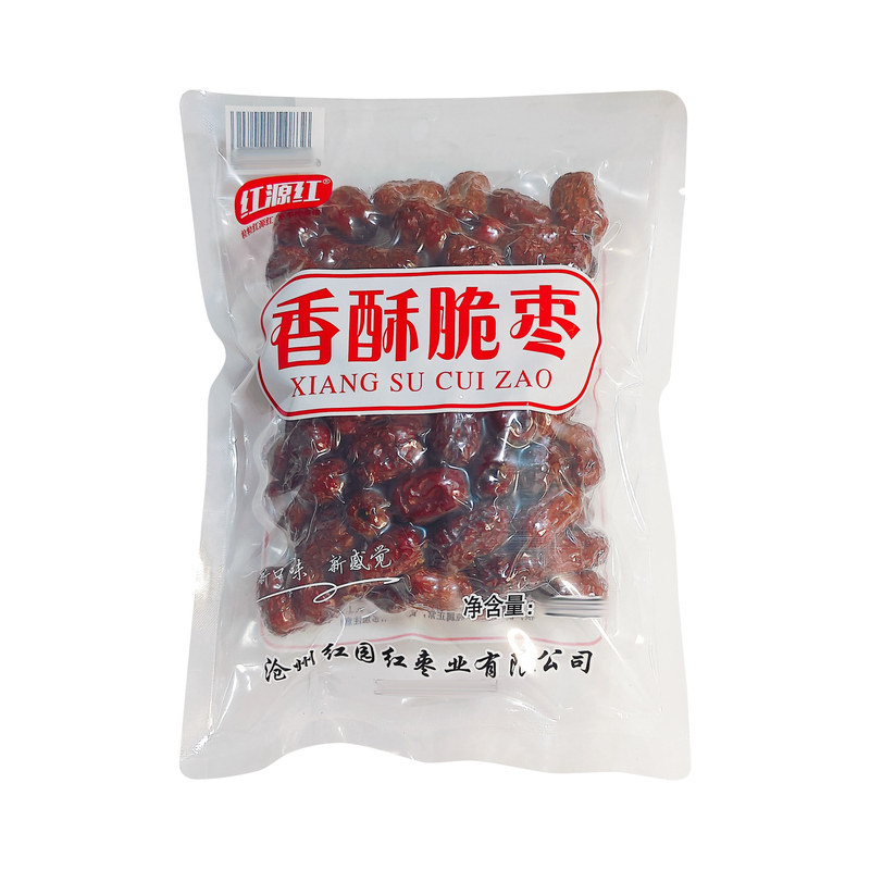 红源红香酥脆枣250g袋装枣零食