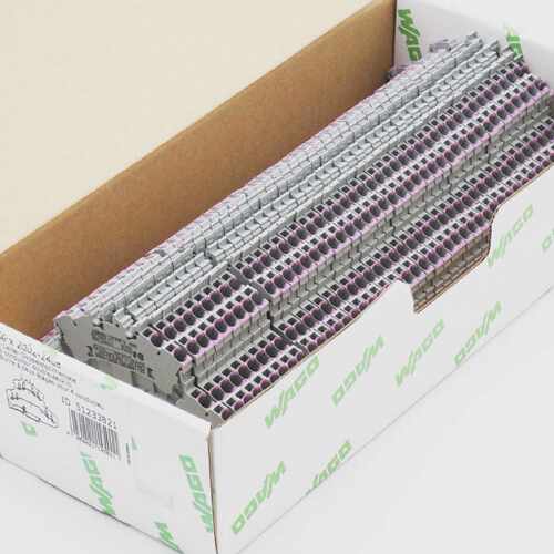 44x WAGO 2002-2408 20022408 51233821 4-Conductor Double Deck