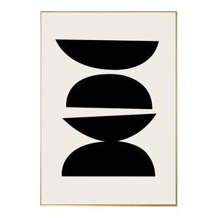 现代极简ins风抽象棋盘格高级感北欧装饰画卧室客厅餐厅玄关挂画
