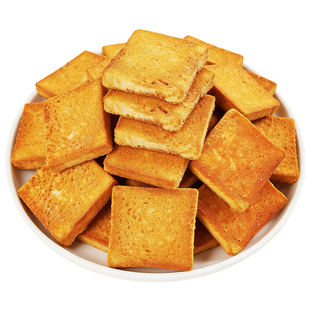 奶香烤面包片干黄油脆吐司烤面包干酥性饼干网红零食健康代餐小吃