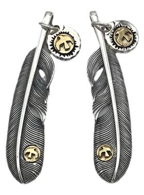 纯银吊坠复古羽毛男女士时尚潮饰