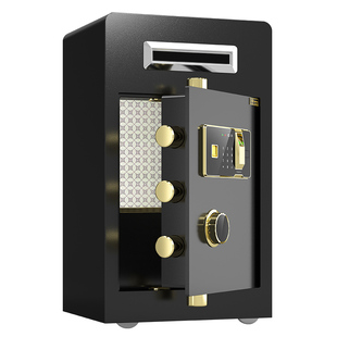 保险柜投币保管箱商用寺庙超市前台收银硬币暂存箱加厚全钢密码锁