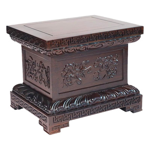 佛像底座加高垫高供奉供佛神像观音菩萨财神关公莲花座台佛台家用