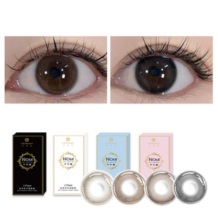 无锁边三明治美瞳半年抛小直径妈生感12mm伪素颜13自然隐形眼镜