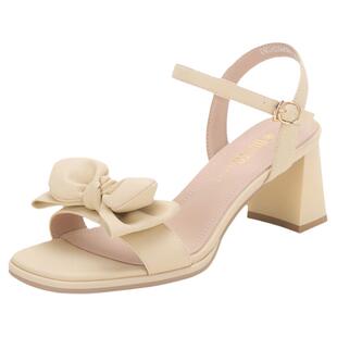 大东一字带凉鞋女鞋2025夏季新款甜美温柔高跟方头一字扣粗跟0600