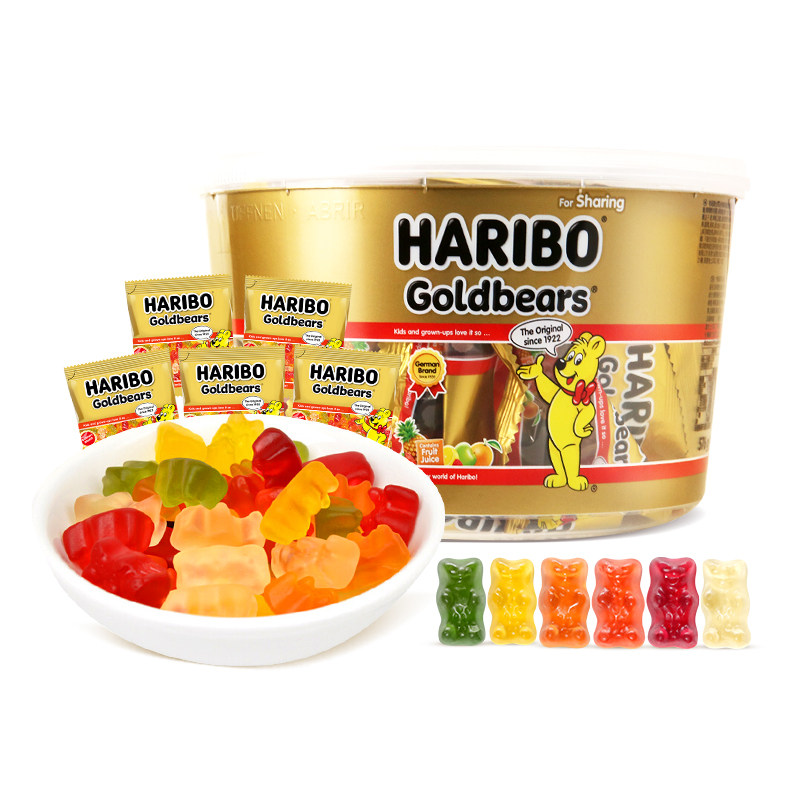 Haribo哈瑞宝小熊软糖水果软糖/果味糖/凝胶糖