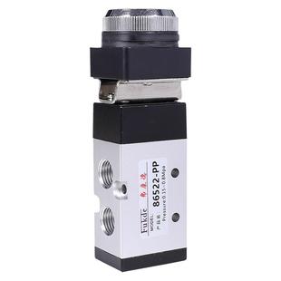 气动开关手动阀按压式气缸控制按钮滚轮MSV86522二位五通机械阀