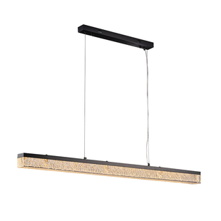 意式极简长条形led吊灯简约全光谱办公楼咖啡厅商用照明灯具1.5米