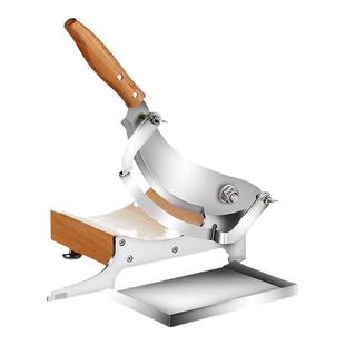 中药切片铡刀切药材神器小型手动切鹿茸灵芝西洋参三七切片刀闸刀