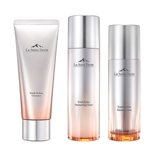 屈臣氏睿致肌冰原植萃焕活补水保湿套装洁面菁华液乳液滋养保湿