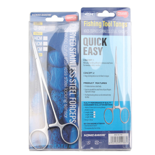 不锈钢 止血钳大中小号 脱钩器弯头 钓鱼摘钩 拔罐宠物拔毛